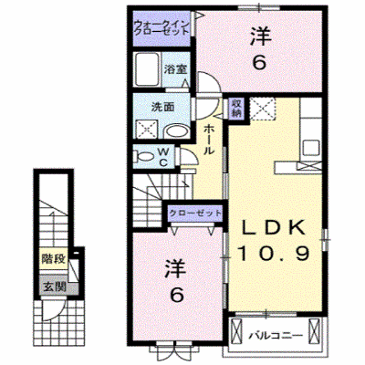 プリマヴェーラ 205【管理NO：1-023416801-02050】 ★家具家電は申し込み後に搬入します★ ★2026年10月中旬入居可能★の外観画像