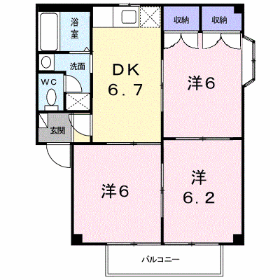ロイヤルハイムイノウエＡ 202【管理NO：1-007140001-02020】 ★家具家電は申し込み後に搬入します★の外観画像