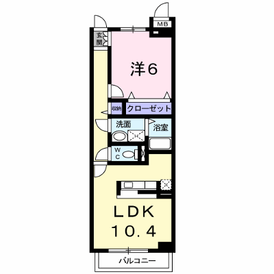 グラン　エリアール 305【管理NO：1-014600501-03050】 ★家具家電は申し込み後に搬入します★ ★2026年11月上旬入居可能★の外観画像