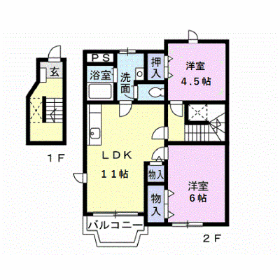 ヌーヴォー・マツダＡ 202【管理NO：1-011145901-02020】 ★家具家電は申し込み後に搬入します★ ★2026年10月上旬入居可能★の外観画像