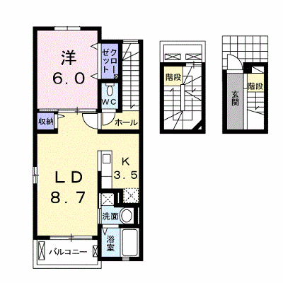ＢｒｕｎｏⅤ 303【管理NO：1-022520402-03030】 ★家具家電は申し込み後に搬入します★ ★2026年09月中旬入居可能★の外観画像