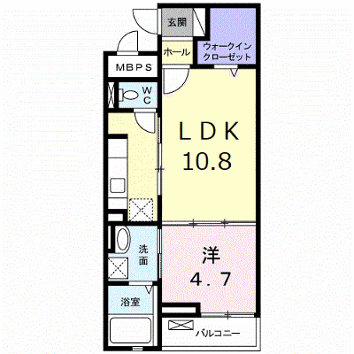 クレメントウエストクルメ 201【管理NO：1-021953101-02010】 ★家具家電は申し込み後に搬入します★ ★2026年10月上旬入居可能★の外観画像