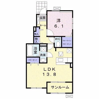 ブリッサⅠ 101【管理NO：1-024760501-01010】 ★家具家電は申し込み後に搬入します★ ★2026年10月上旬入居可能★の外観画像