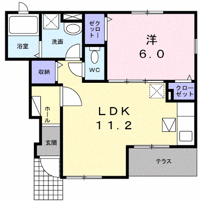 エトワールＤ 104【管理NO：1-020995501-01040】 ★家具家電は申し込み後に搬入します★ ★2026年10月上旬入居可能★の外観画像