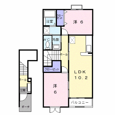 グランフォーレ近見Ⅱ 203【管理NO：1-013235402-02030】 ★家具家電は申し込み後に搬入します★ ★2026年10月中旬入居可能★の外観画像