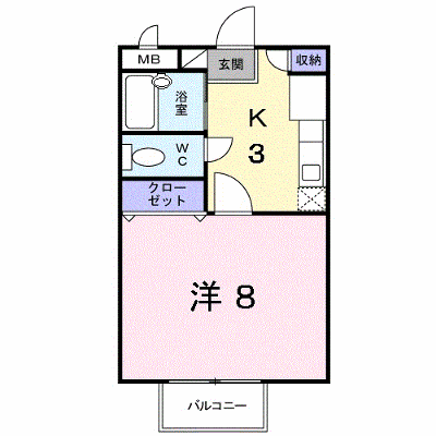 Ｆａｖｏｒｉｔｅ　Ｌｉｆｅ 203【管理NO：1-007671701-02030】 ★家具家電は申し込み後に搬入します★の外観画像