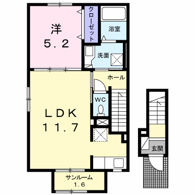 ノース・カーサＡ 201【管理NO：1-025130001-02010】 ★家具家電は申し込み後に搬入します★ ★2026年10月中旬入居可能★の外観画像
