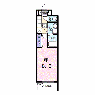 グラン・アベニュー西所沢 103【管理NO：1-026438401-01030】 ★家具家電は申し込み後に搬入します★ ★2026年10月中旬入居可能★の外観画像