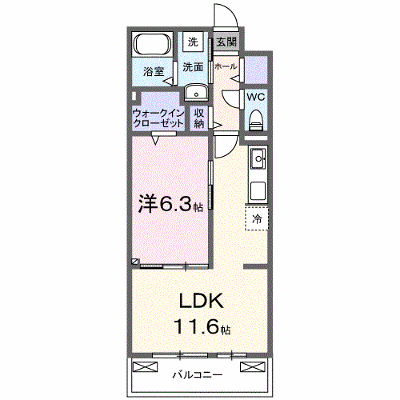 グレイスパークⅢ 305【管理NO：1-028600301-03050】 ★家具家電は申し込み後に搬入します★ ★2027年02月上旬入居可能★の物件写真1