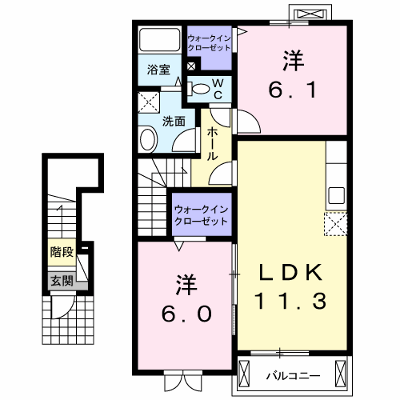 ヴェルデ　Ⅱ 203【管理NO：1-017697301-02030】 ★家具家電は申し込み後に搬入します★ ★2026年10月中旬入居可能★の外観画像