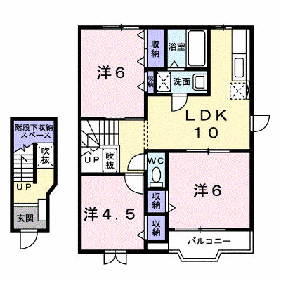 ソレイユメゾン 204【管理NO：1-011388001-02040】 ★家具家電は申し込み後に搬入します★ ★2026年09月下旬入居可能★の物件写真1