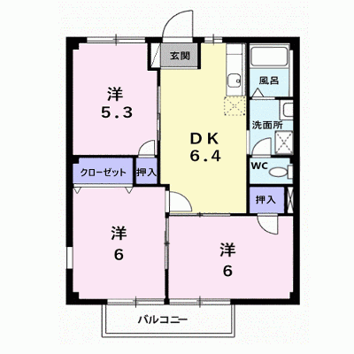 グリーンアイランドＡ 202【管理NO：1-003465101-02020】 ★家具家電は申し込み後に搬入します★ ★2026年10月中旬入居可能★の外観画像