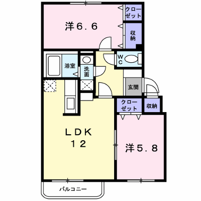 クラール山の手壱番館 203【管理NO：1-012185001-02030】 ★家具家電は申し込み後に搬入します★ ★2026年10月中旬入居可能★の外観画像