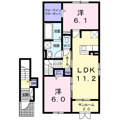 グラース・アビタシオンＢ 204【管理NO：1-024775102-02040】 ★家具家電は申し込み後に搬入します★ ★2026年10月中旬入居可能★の外観画像