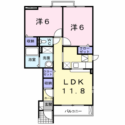 セレーノⅠ 104【管理NO：1-013817801-01040】 ★家具家電は申し込み後に搬入します★ ★2026年09月中旬入居可能★の外観画像