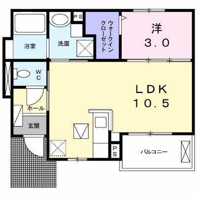 メゾン・リュヴィル 103【管理NO：1-028735201-01030】 ★家具家電は申し込み後に搬入します★ ★2027年01月下旬入居可能★の外観画像