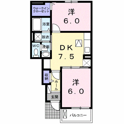 オーガスタⅡ 102【管理NO：1-022259502-01020】 ★家具家電は申し込み後に搬入します★ ★2026年10月下旬入居可能★の外観画像