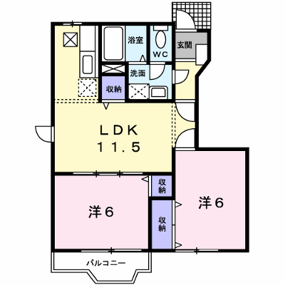 スクエアーメゾンポルックス 103【管理NO：1-009552301-01030】 ★家具家電は申し込み後に搬入します★ ★2026年10月中旬入居可能★の外観画像
