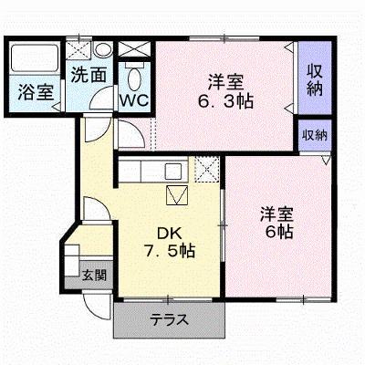 セカンドみなみ 102【管理NO：1-011215301-01020】 ★家具家電は申し込み後に搬入します★ ★2026年11月中旬入居可能★の外観画像