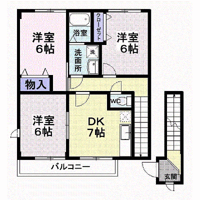 プリムローズ・２１ 201【管理NO：1-010810501-02010】 ★家具家電は申し込み後に搬入します★ ★2026年10月中旬入居可能★の外観画像