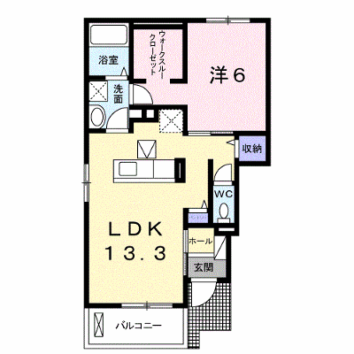 エスポワールⅢ 101【管理NO：1-023125301-01010】 ★家具家電は申し込み後に搬入します★ ★2026年10月下旬入居可能★の外観画像