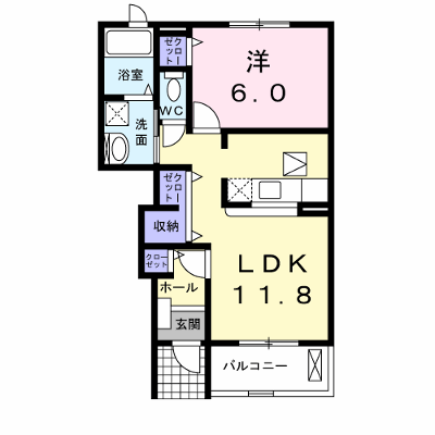 グランソレイユＫＯ　Ⅴ 102【管理NO：1-015954601-01020】 ★家具家電は申し込み後に搬入します★ ★2026年10月上旬入居可能★の外観画像