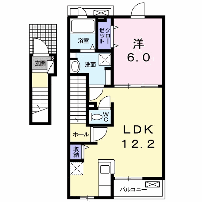 イープルコート 203【管理NO：1-023229501-02030】 ★家具家電は申し込み後に搬入します★ ★2026年10月中旬入居可能★の外観画像
