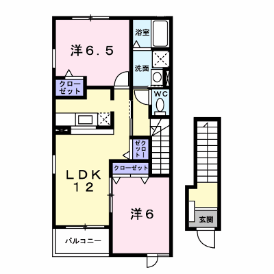ウィスタリアＡ 201【管理NO：1-013185201-02010】 ★家具家電は申し込み後に搬入します★ ★2026年10月上旬入居可能★の外観画像