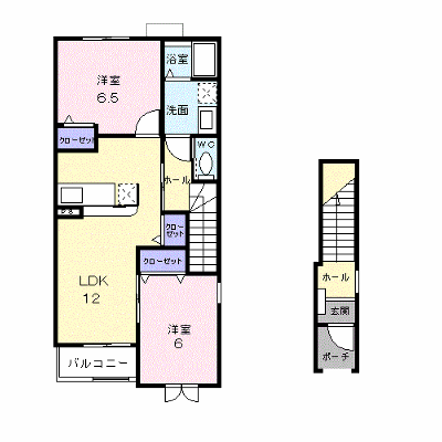 ベルフィオーレⅡ 203【管理NO：1-013810902-02030】 ★家具家電は申し込み後に搬入します★ ★2026年10月中旬入居可能★の外観画像