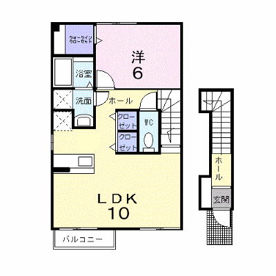 ライフサークルパート１１ 202【管理NO：1-011604301-02020】 ★家具家電は申し込み後に搬入します★ ★2026年10月中旬入居可能★の外観画像