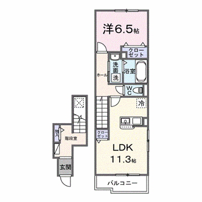 ルミエ　ソレイユ 206【管理NO：1-028560002-02060】 ★家具家電は申し込み後に搬入します★ ★2027年02月上旬入居可能★の外観画像