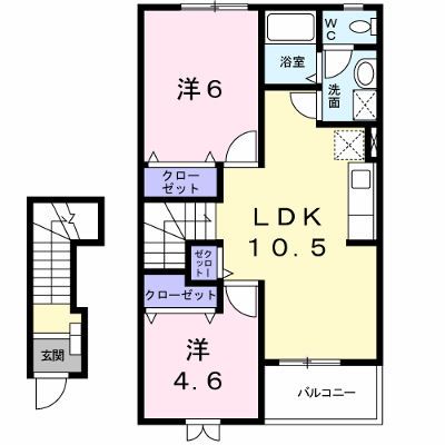 サンエアリーＢ 203【管理NO：1-012441702-02030】 ★家具家電は申し込み後に搬入します★の外観画像