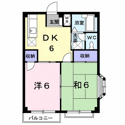 エルディム西Ａ 201【管理NO：1-003960601-02010】 ★家具家電は申し込み後に搬入します★の外観画像