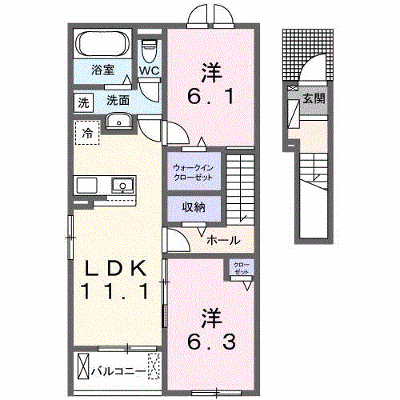 ヴィスタ　ブライト　Ｄ 205【管理NO：1-027030701-02050】 ★家具家電は申し込み後に搬入します★ ★2026年10月中旬入居可能★の外観画像