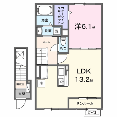 グラン・パティオⅠ 204【管理NO：1-028702901-02040】 ★家具家電は申し込み後に搬入します★ ★2027年03月上旬入居可能★の外観画像