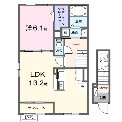 グラン・パティオⅠ 201【管理NO：1-028702901-02010】 ★家具家電は申し込み後に搬入します★ ★2027年03月上旬入居可能★の外観画像