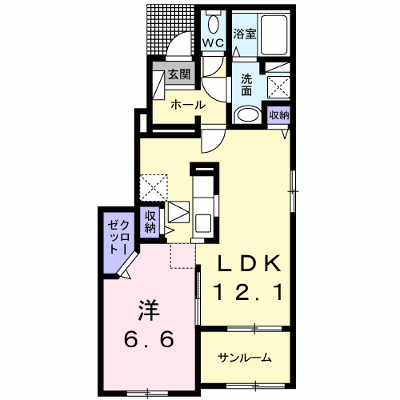 エテルノ　ガーデン　Ⅰ 104【管理NO：1-022217101-01040】 ★家具家電は申し込み後に搬入します★ ★2026年09月下旬入居可能★の外観画像