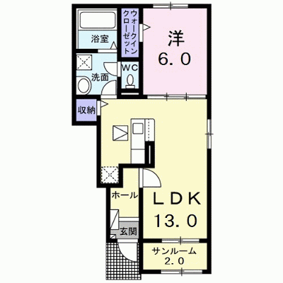 ディアコートⅡ 103【管理NO：1-026825401-01030】 ★家具家電は申し込み後に搬入します★ ★2026年10月中旬入居可能★の外観画像
