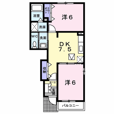 サングリーンＡ 104【管理NO：1-013366201-01040】 ★家具家電は申し込み後に搬入します★ ★2026年11月中旬入居可能★の外観画像