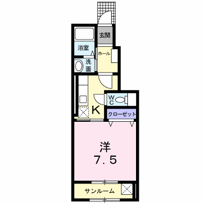 ソワージュ煌Ａ 102【管理NO：1-018049801-01020】 ★家具家電は申し込み後に搬入します★ ★2026年10月上旬入居可能★の外観画像