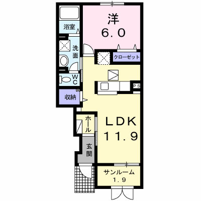 リブ　ブライト　パークＡ 102【管理NO：1-023393401-01020】 ★家具家電は申し込み後に搬入します★ ★2026年10月上旬入居可能★の外観画像