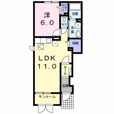 バールハイトＢ 101【管理NO：1-017955802-01010】 ★家具家電は申し込み後に搬入します★ ★2026年10月中旬入居可能★の外観画像