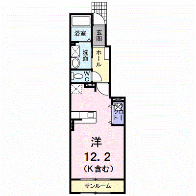 セトル・アンソレイユⅡ　Ａ 102【管理NO：1-016731201-01020】 ★家具家電は申し込み後に搬入します★ ★2026年10月上旬入居可能★の外観画像