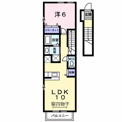 アメティスタ西新井 202【管理NO：1-015846101-02020】 ★家具家電は申し込み後に搬入します★ ★2026年10月中旬入居可能★の外観画像
