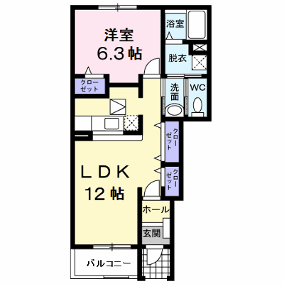 ファイン・ヒルＡ 103【管理NO：1-013799401-01030】 ★家具家電は申し込み後に搬入します★ ★2026年10月中旬入居可能★の外観画像