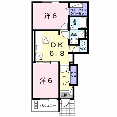 カンタービレ 101【管理NO：1-015893001-01010】 ★家具家電は申し込み後に搬入します★ ★2026年10月中旬入居可能★の外観画像