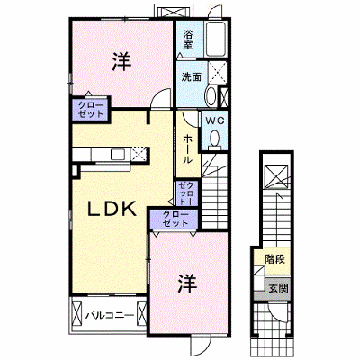 グランディア・ＴＡＫＡ 201【管理NO：1-017205801-02010】 ★家具家電は申し込み後に搬入します★ ★2026年10月中旬入居可能★の外観画像