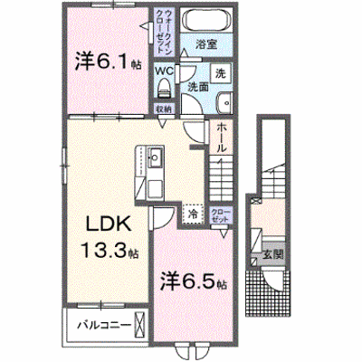 リアライズⅡ 201【管理NO：1-028438102-02010】 ★家具家電は申し込み後に搬入します★ ★2027年02月上旬入居可能★の外観画像