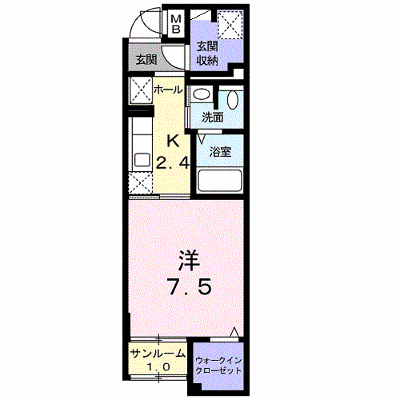 エムズアークⅠ 101【管理NO：1-018106801-01010】 ★家具家電は申し込み後に搬入します★ ★2026年10月上旬入居可能★の外観画像