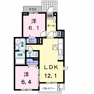 ベルエクラ 101【管理NO：1-017587801-01010】 ★家具家電は申し込み後に搬入します★ ★2026年10月中旬入居可能★の外観画像